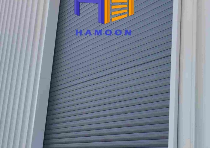 کرکره صنعتی با ابعاد بسیار بزرگ نصب شده در پروژه مانا انرژی توسط هامون درب